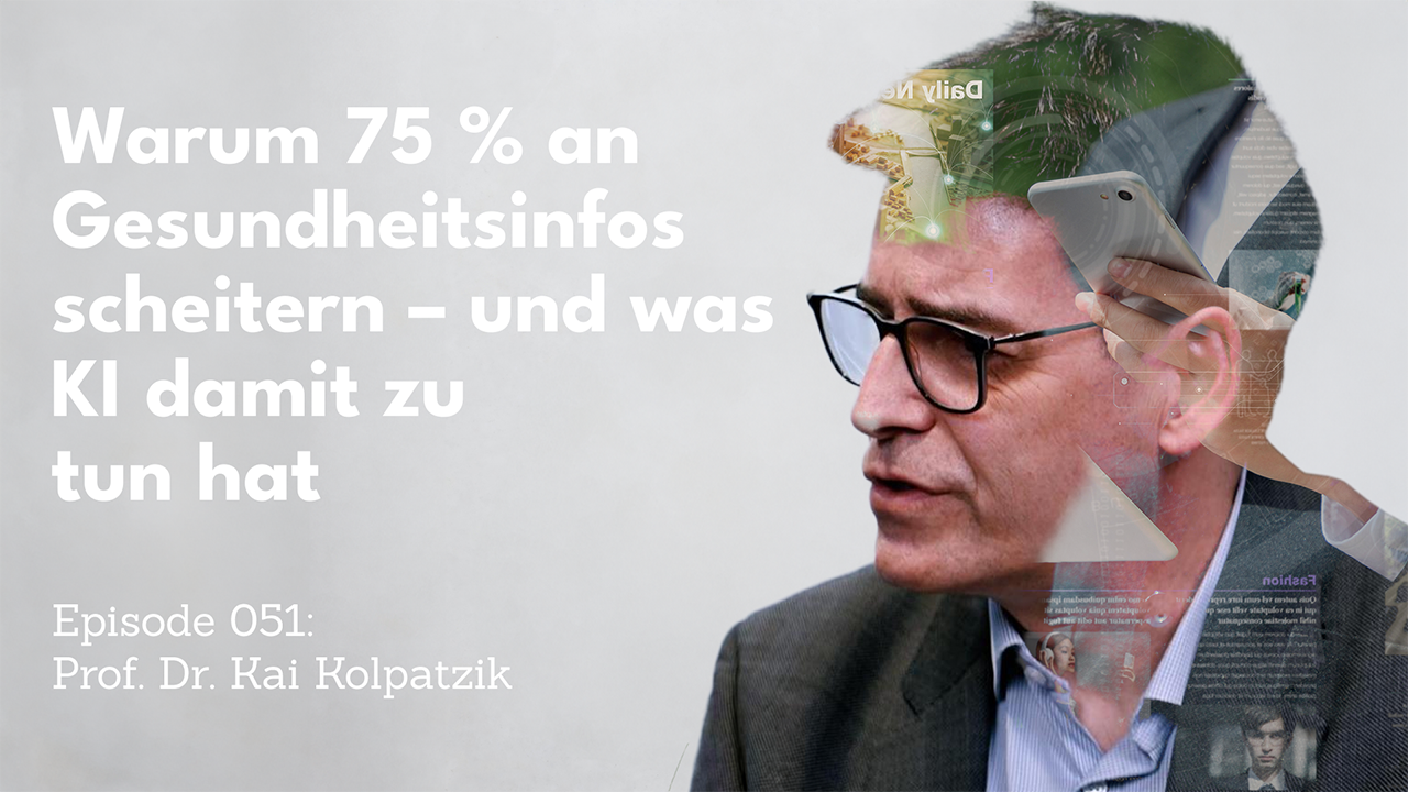 Ein mittelalter Mann im Profil. 