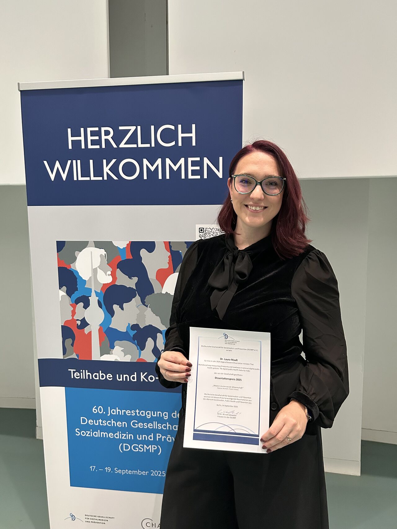Laura Maaß Receives Dissertation Award from the German Society for Social Medicine and Prevention (DGSMP)